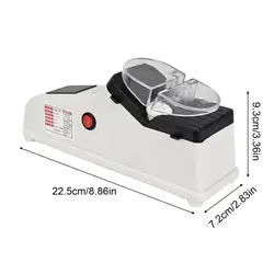 Rechargeable Multifunctional Electric Knife and Scissor Sharpener - L (White)