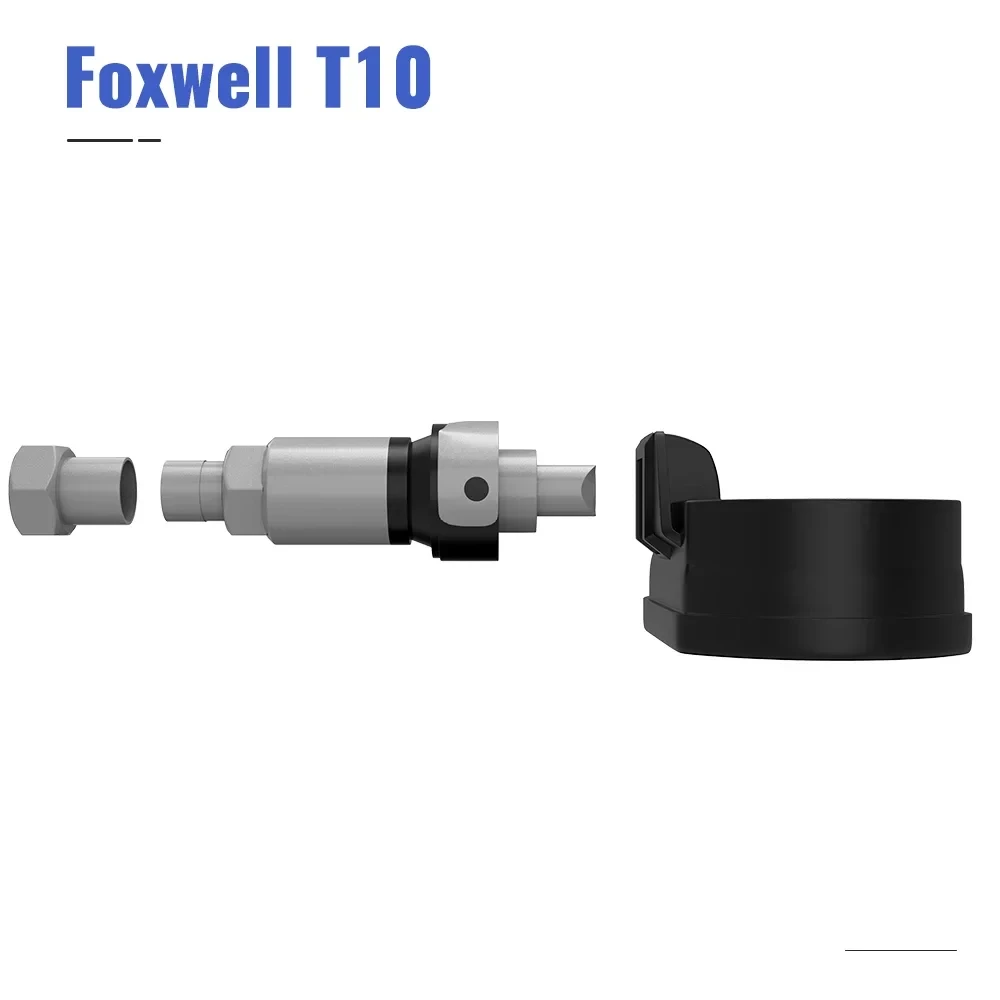 Foxwell T10 무선 센서, 프로그래밍 데이터 변경 센서, 타이어 압력 모니터링 시스템 테스터 수리 도구, 4 개