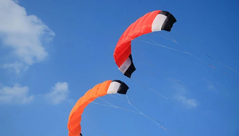 Free Shipping quad line power kites for adults kites inflatable show kites colorful flying giant professional kite paragliding 5