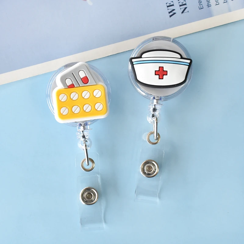 Badge Holder Retractable Badge Reel 1pc