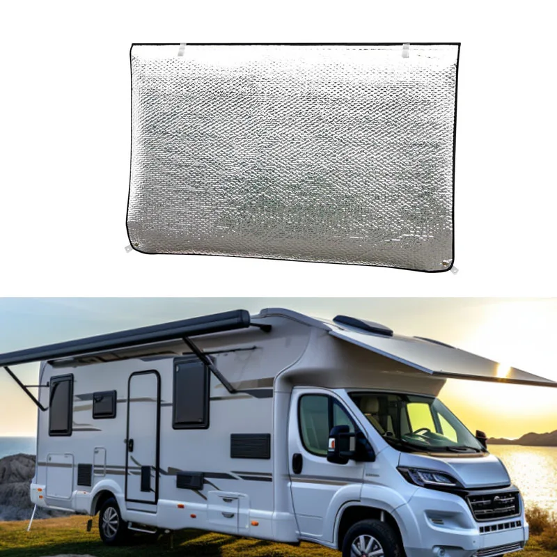 Caravan Window Insulation Pads Motorhome Window Sunshade Pads Reflects Sunlight Cold Heat Protection Curtain Pads Camping Tool
