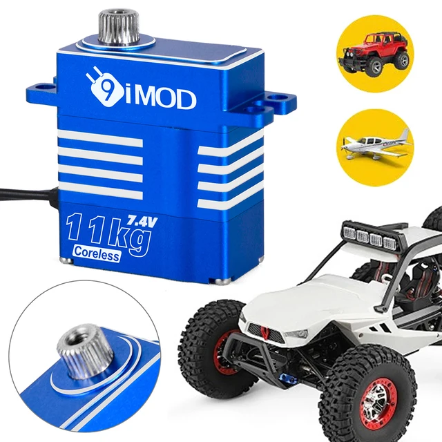 9IMOD RC Digatal Servo 11KG Coreless Metal Gear Servo 4.8-8.4V for RC Car RC Helicopter DIY Accessories