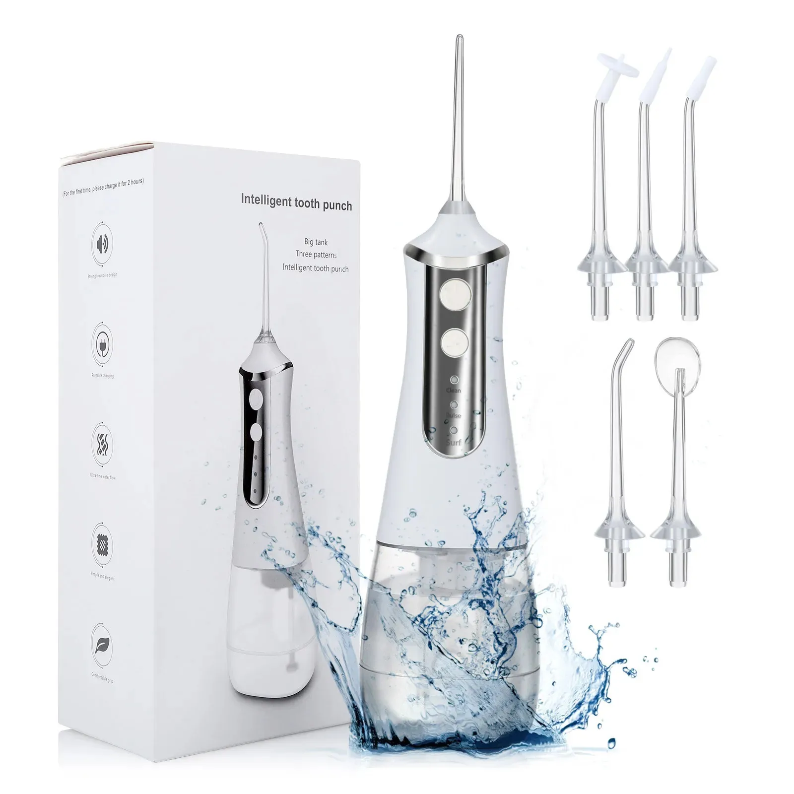 Oral Irrigator Dental Water Flosser Portable Dental Water Jet 300ML Teeth Mouth Washing Machine Teeth Cleaner