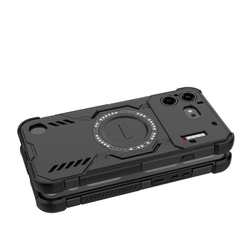 Enhanced Magnetic Wing Protective Case with Wireless Charging Compatibility