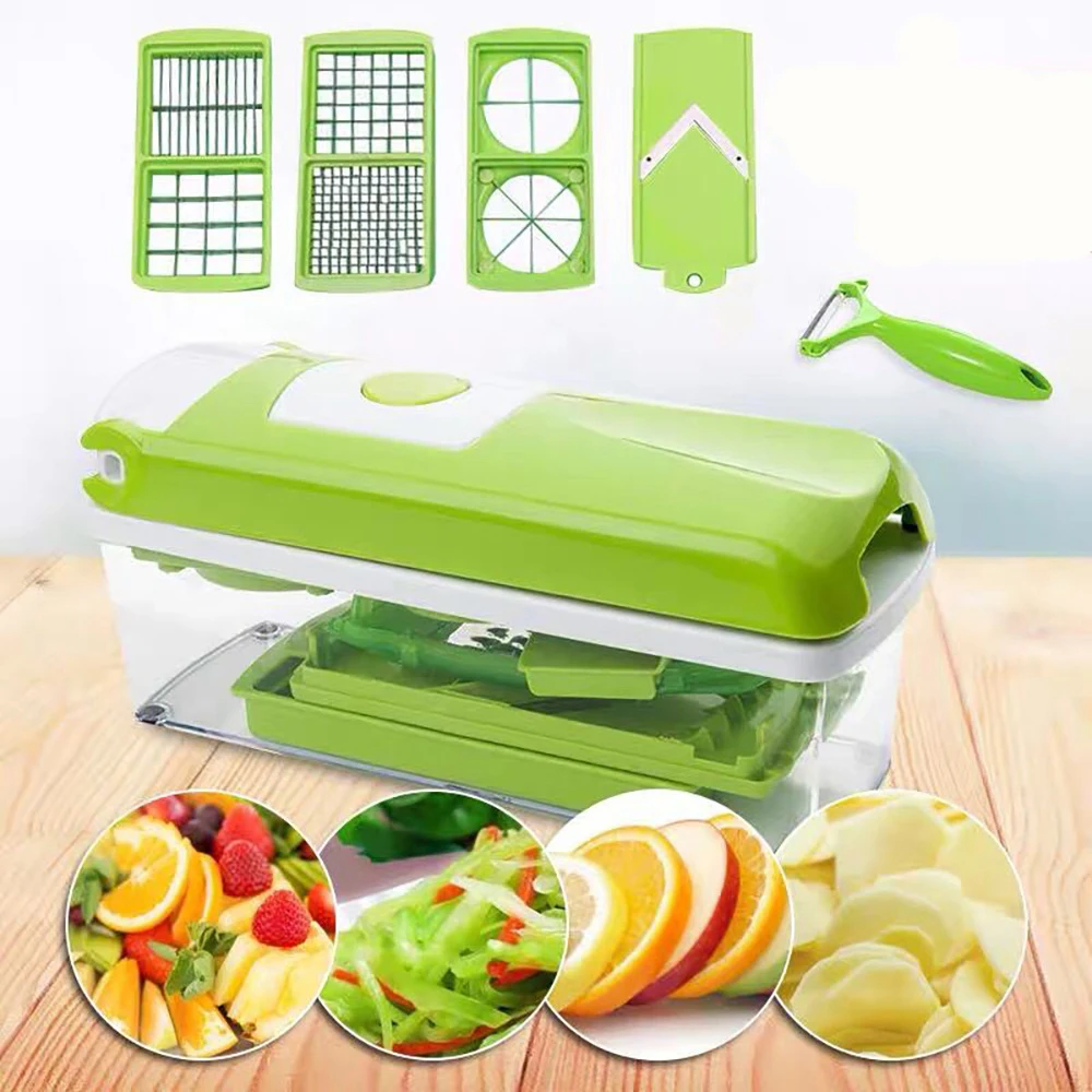 Vegetable Chopper, Pro Onion Chopper, Multifunctional 13 in 1 Food