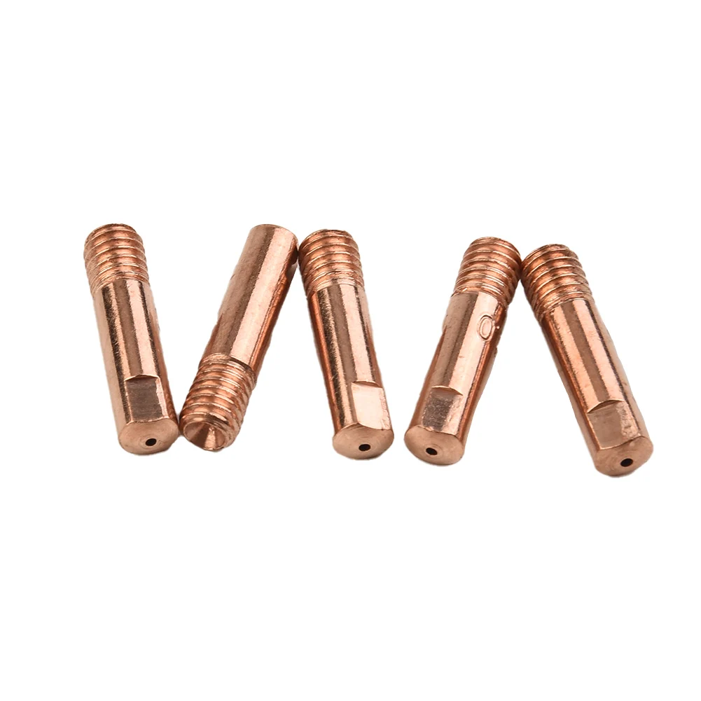 

Tips Holder Gas Kits Set Nozzles Copper 25*6mm 10Pcs 10x 0.8/1.0/1.2mm MB-15AK MIG/MAG M6 Welding Sale Practical