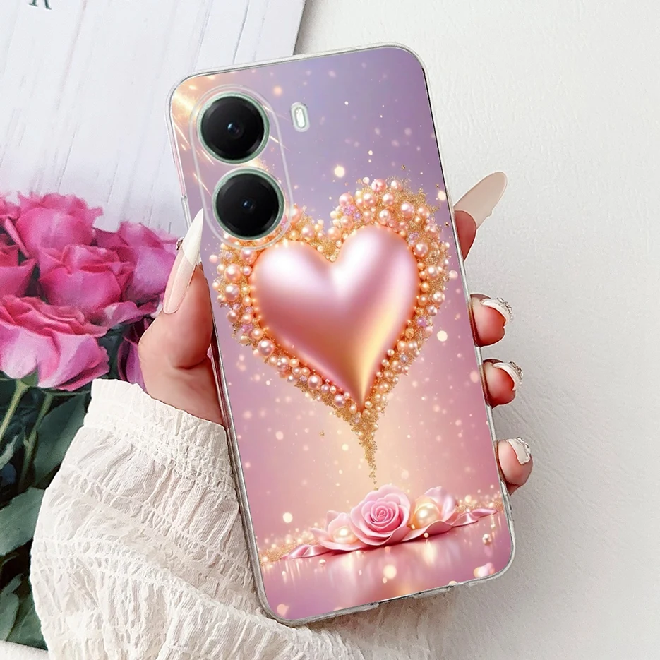 Stylish Painted Clear Silicone Soft TPU Phone Case Cover Shell Coque