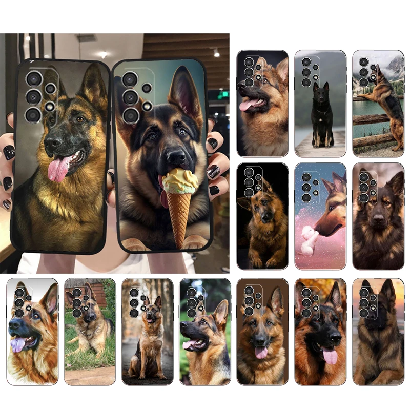 

German Shepherd Dog Phone Case for Samsung A73 A13 A22 A32 A71 A33 A52 A53 A72 A73 A51 A31 A23 A34 A54 A52 A53S