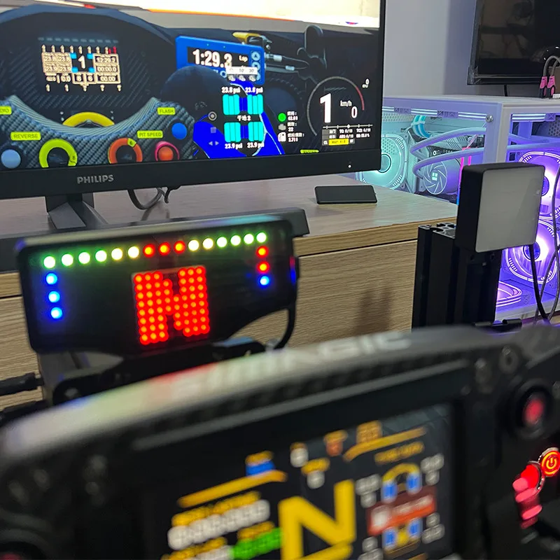 Racing-Game-Lamp-RGB-Semaphore-Lights-LED-Speed-Light-For-Logitech-For ...