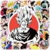 50/100/200Pcs Anime Dragon Ball Stickers for Kids Graffiti Skateboard Laptop Water Bottle Motorcycle Cartoon Sticker Toy Decals 5