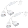2pcs white pipe bend