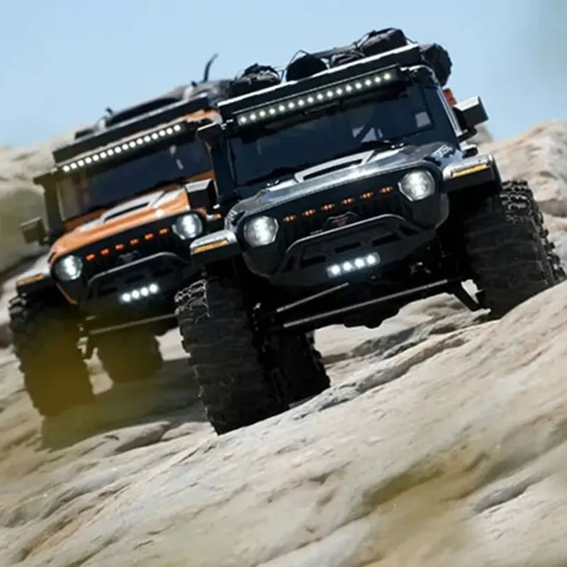 Crossrc Emo X4 Leopard 1/8 Remote-controlled Electric Climbing Vehicle Four-wheel Drive Off-road Vehicle Rtr Rc Model Car 4