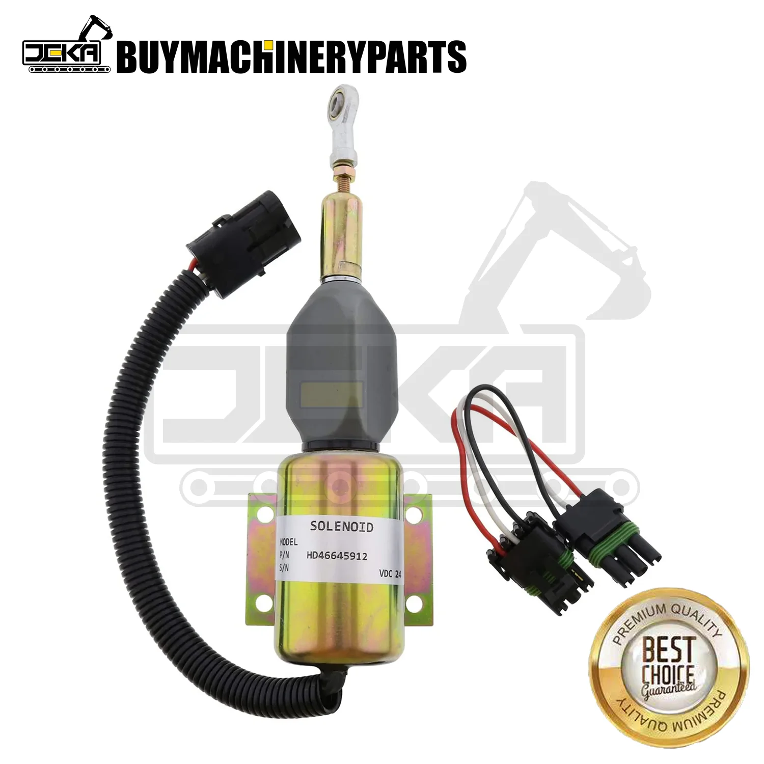 

24V Fuel Shutoff Solenoid Valve RE502474 RE516083 for John Deere 120 160LC 200LC 230LC 270LC 670C 672CH 624H