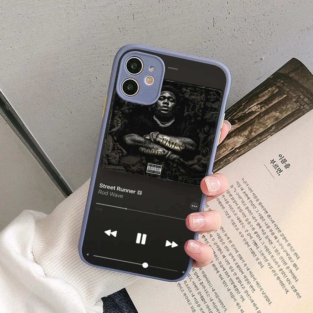 Rod Wave Rapper Phone Case for iPhone 14 11 12 13 Mini Pro Max 8 7 Plus X  XR XS MAX Translucent Matte Cover - AliExpress 202192403