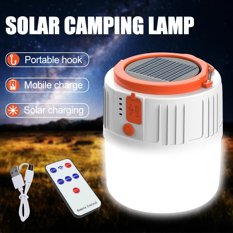 Lampe de charge solaire Camping