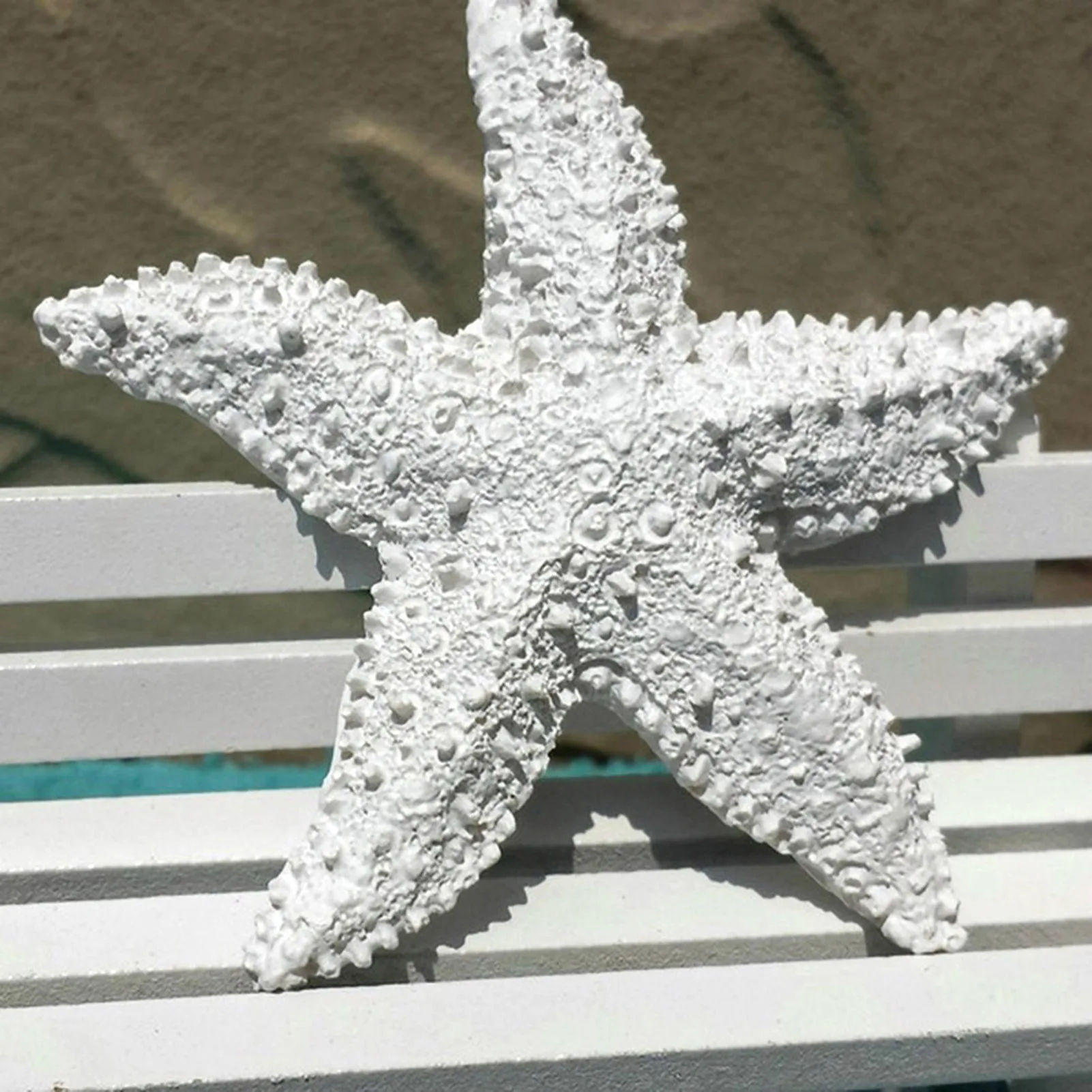 4-Piece Resin Starfish Decor - Multi-Color Aquarium & Craft Ornaments