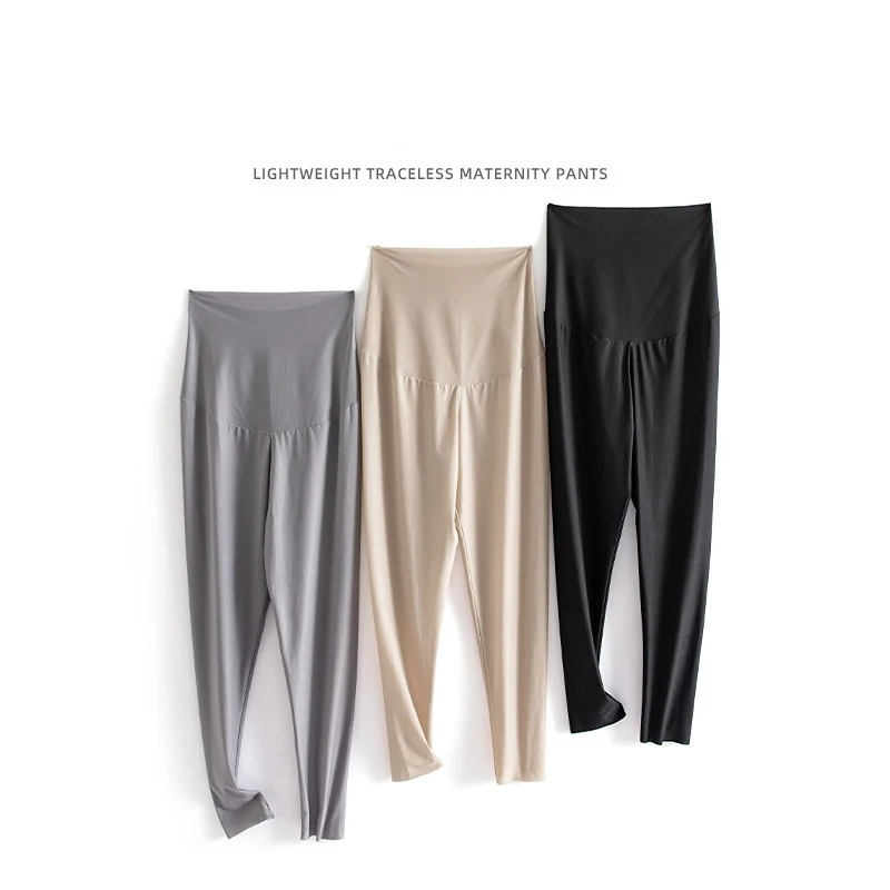 Maternity Wear Maternity Pants Thin Summer Out Er Wear Leggings Cropped Pants Summer Pregnant Women Leggings Pregnancy Clothes