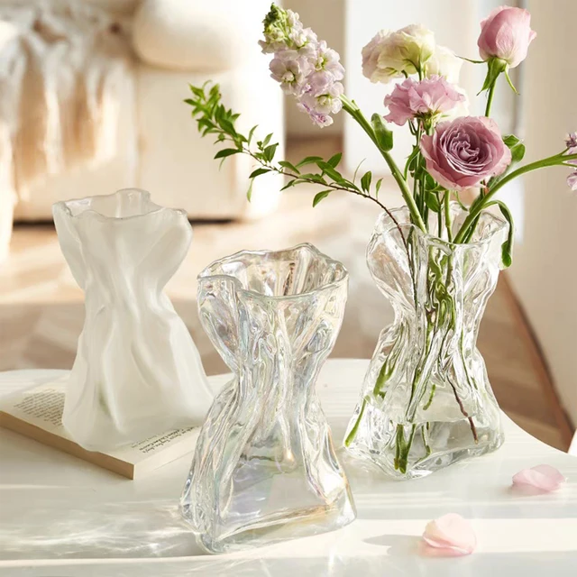 Clear Glass Vase Hydroponic Vase Home Pack Hydroponic Green Plant Vase Potted Flowers Vase Table Wedding Centerpieces