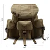 WWII WW2 US ARMY STYLE POUCH HAVERSACK BACKPACK M14 Waterproof Canvas BAG 4