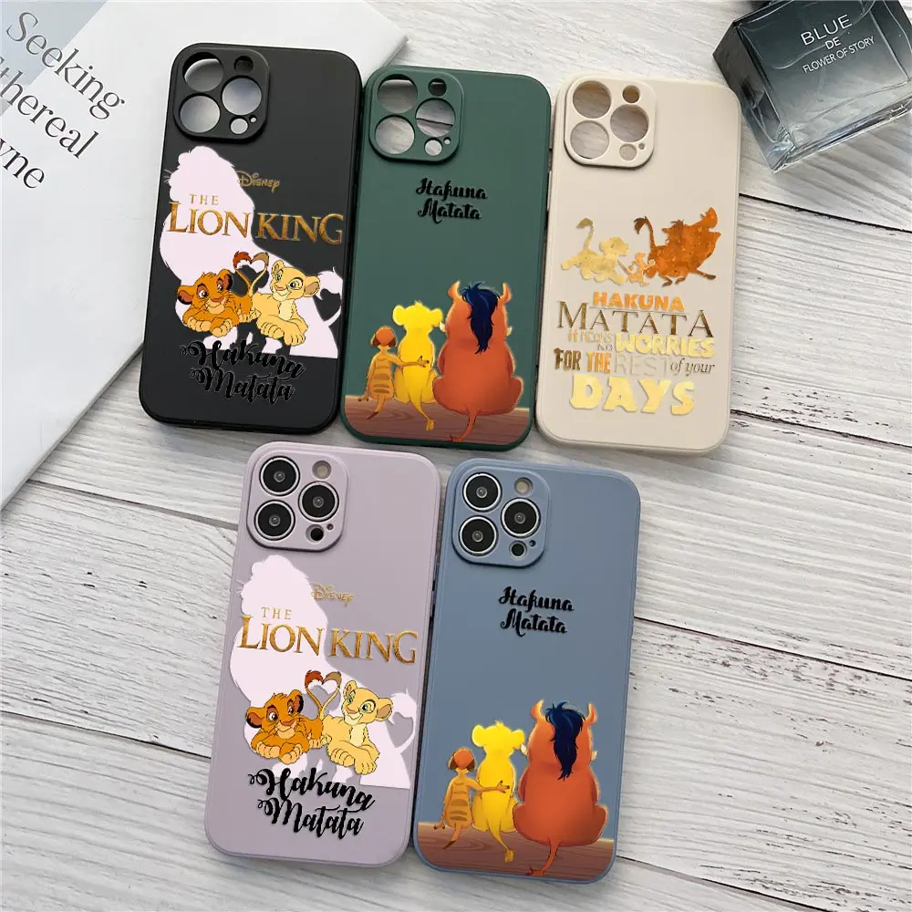 Disney The Lion King HAKUNA MATATA Phone Case For iPhone