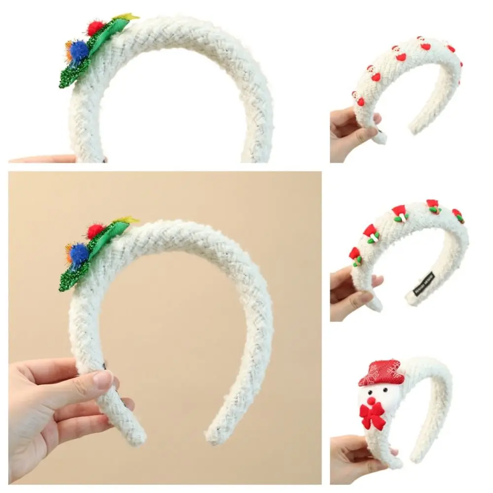 Hair Accessories Christmas Headband Xmas Hairband Santa Claus Hair Hoop Merry Chritmas Headpiece Antler Hair Hoop Girls/Female