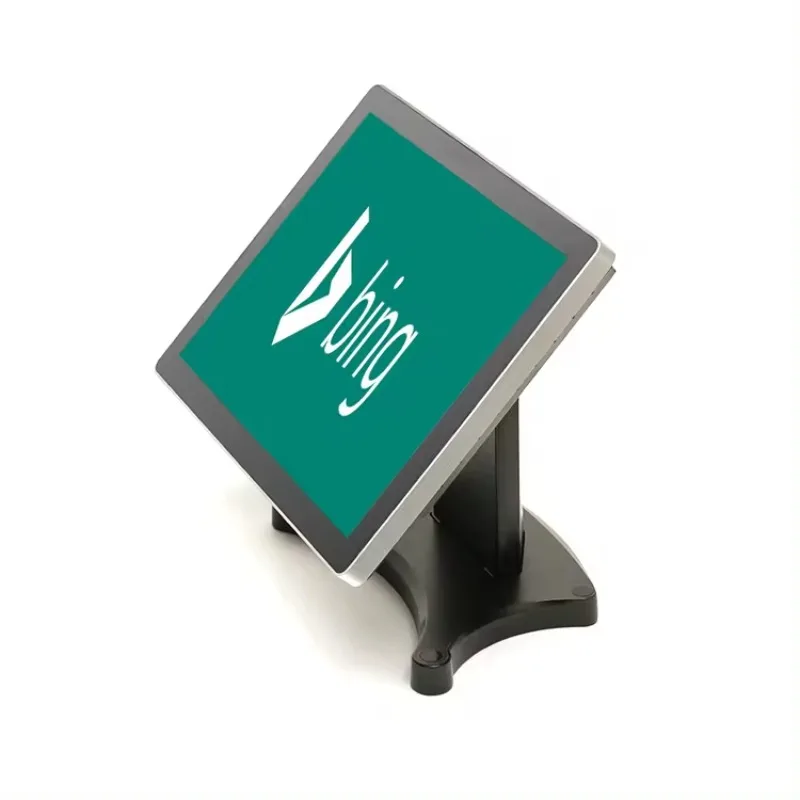 

Desktop Computer All in One Pc Pos System LED for Business Touch Screen SSD Quad Core True Flat Glass Screen and Metal Case 10W