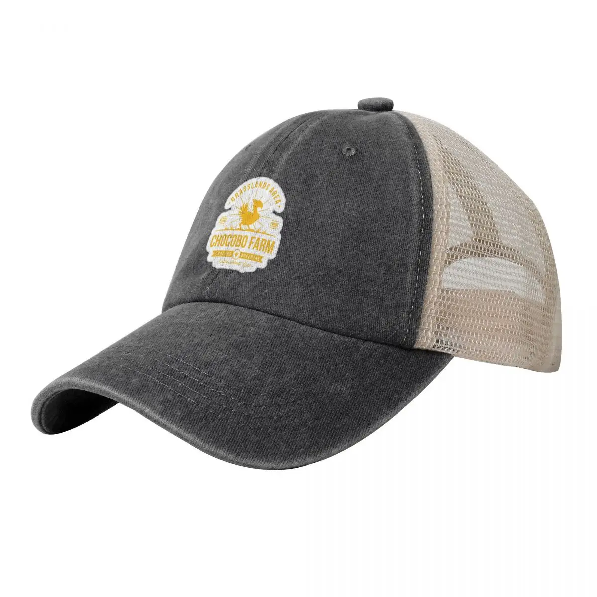 

Fashion Unisex Chocobo Farm Final Fantasy Cowboy Mesh Baseball Cap