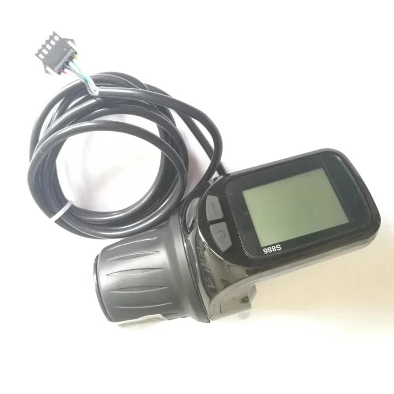 FOCAN-pantalla LCD ajustable para bicicleta eléctrica, dispositivo con acelerador de giro para Ebike, 24V, 36V, 48V, S886