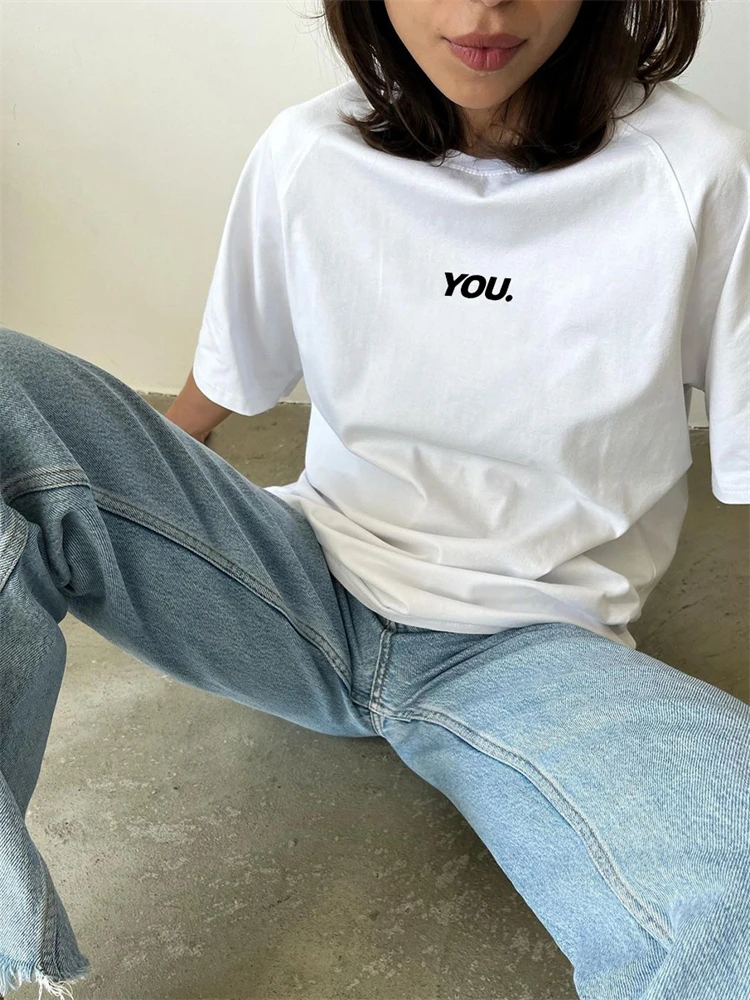 Hirsionsan Casual Loose Cotton T-shirts Women 2023 Summer O-neck All-match Basic Tees Female Simple Chic Short Sleeve704_voghion.com