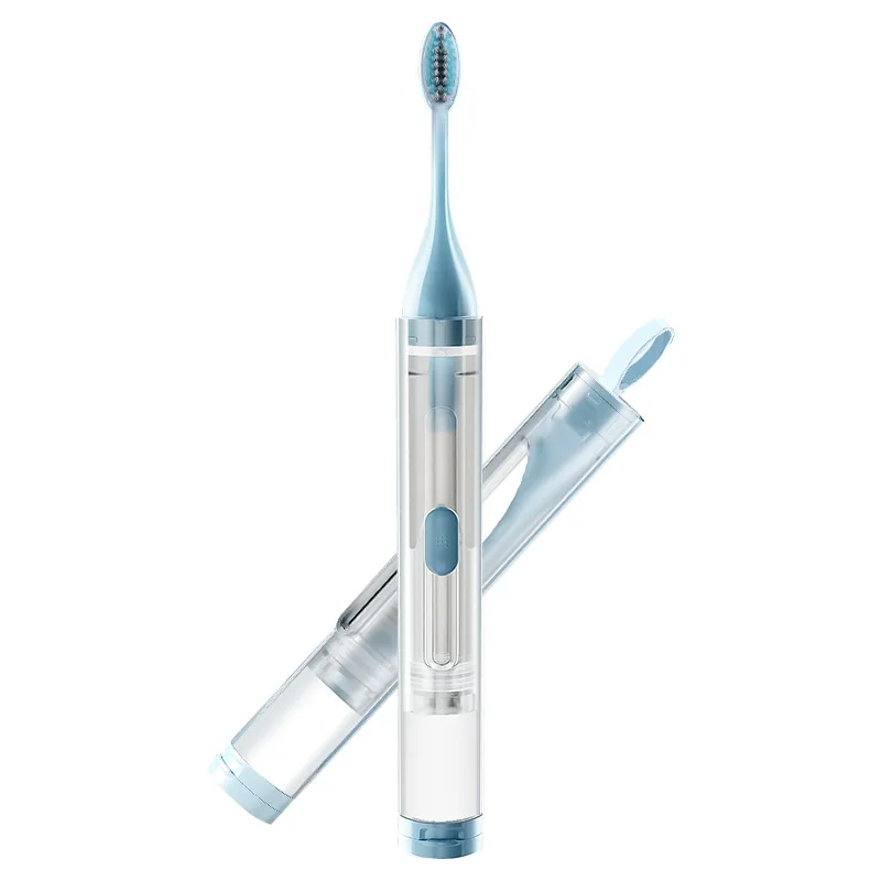 3 in 1 휴대용 칫솔, 치약 보관 가능, 통합 위생 접이식 여행 칫솔, 구강 청소 도구, 간편한 휴대