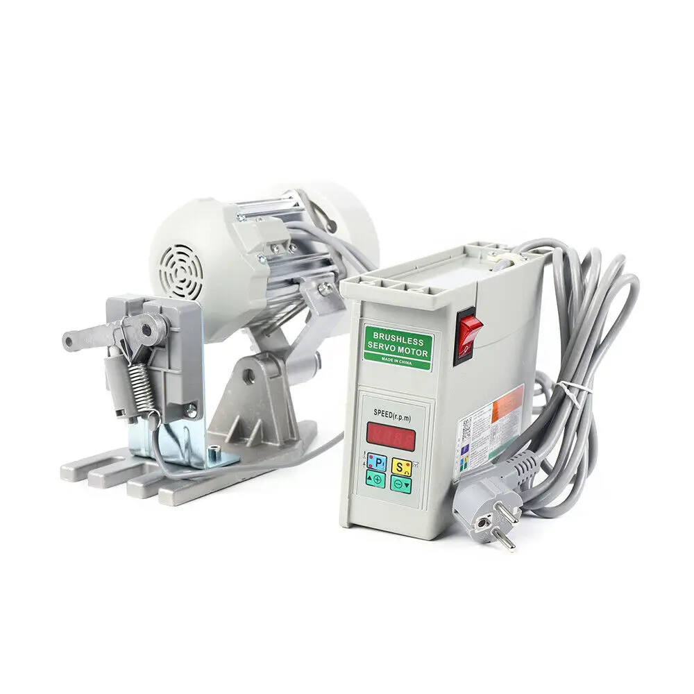 Borstelloze Servomotor Naaimachine 750W 220V - Energiebesparend Met LCD En Snelheidsregeling