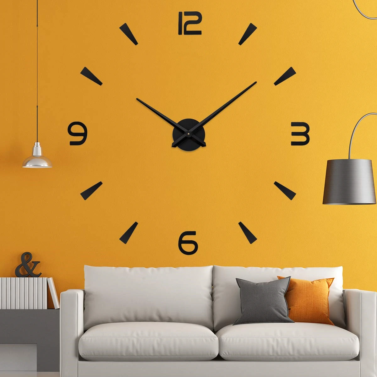 Modern Design DIY Large Decorative 3D Wall Clocks Reloj Pared Adhesivo  Roman Numerals Mirror Big Clocks Stickers Watches - AliExpress