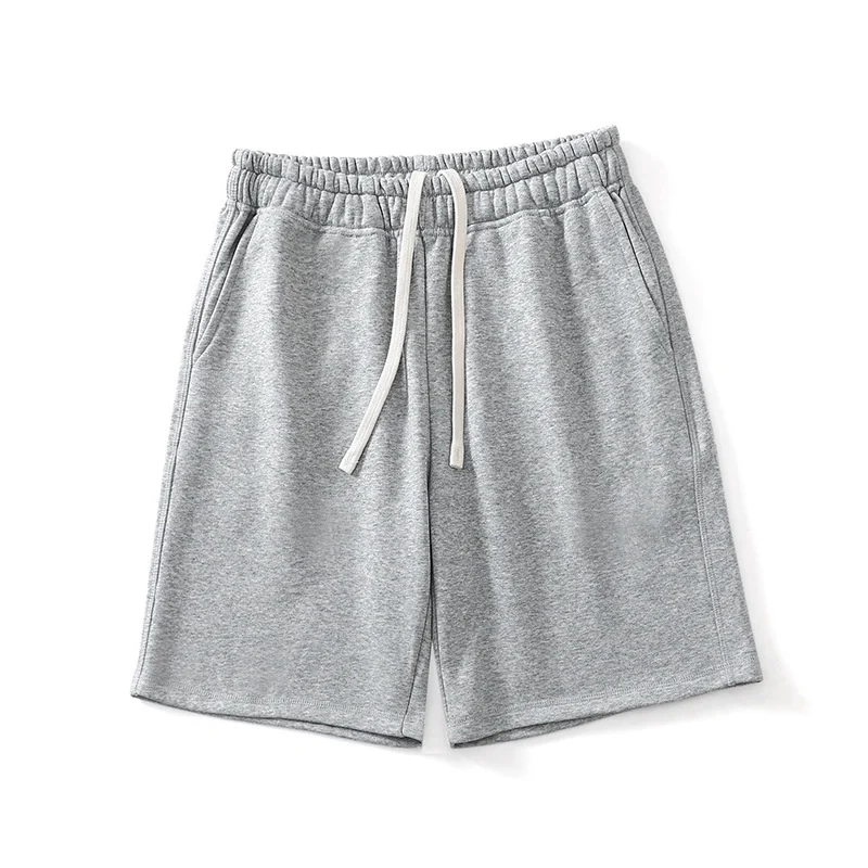 2023 Summer New Men Short Pants Mens Casual Solid Jogger Sweat Shorts Homens Cotton Plus Size Workout Gym High Quality Shorts
