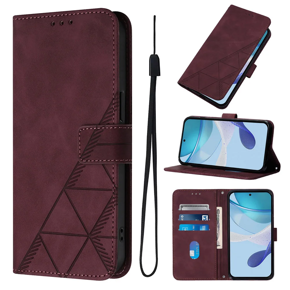 Leather Flip Card Holder Wallet Phone Case