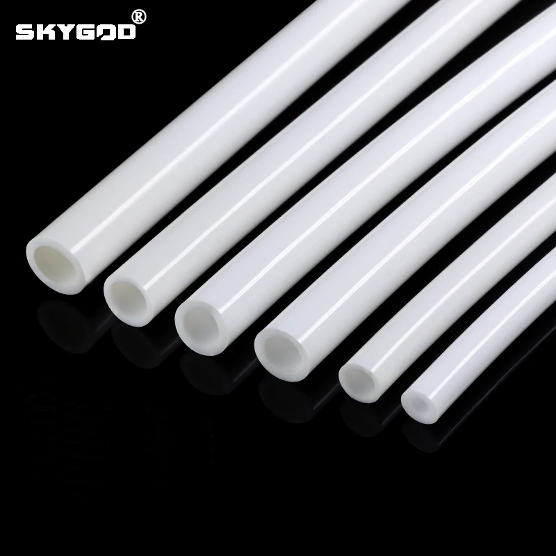 Silicone Tube Food Grade Rubber Hose Flexible Aquarium Air Irrigation Pipes Water Connector Garden Hoses silicone tube rubber tubing rubber tube rubber hose water pipe 1/3/5/10M