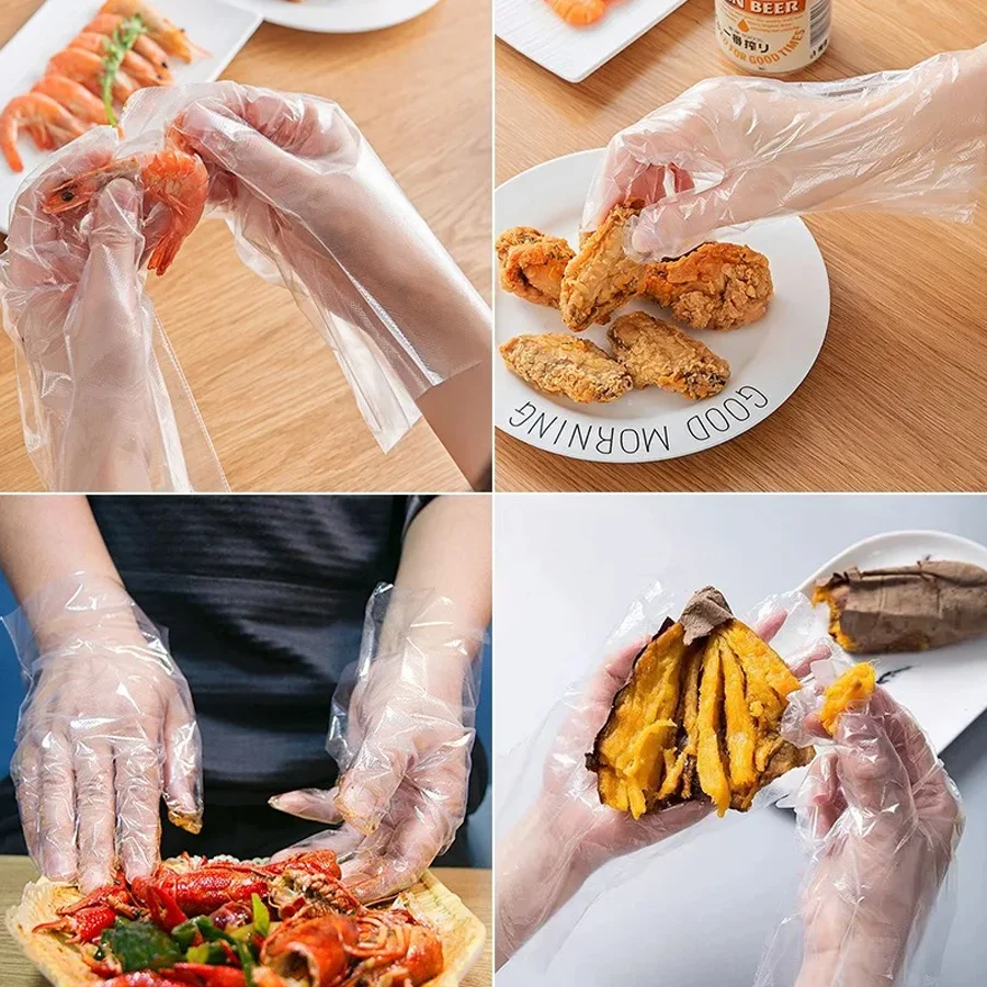 100-400Pcs Food Grade Disposable Gloves for Children TPE Food Party Activities Use Kids Multipurpose Painting Playing Gardening 4