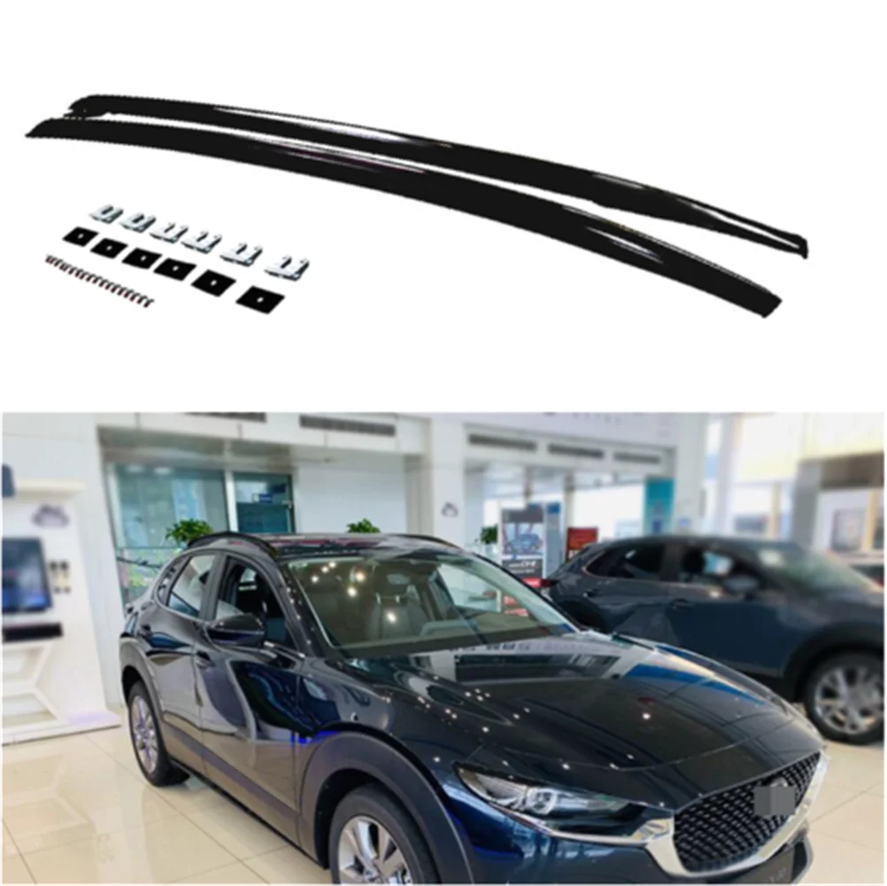 

2Pcs Roof Racks Side Rail Bar Luggage Rack Cargo Carrier Fits for Mazda CX-30 CX30 2020 2021