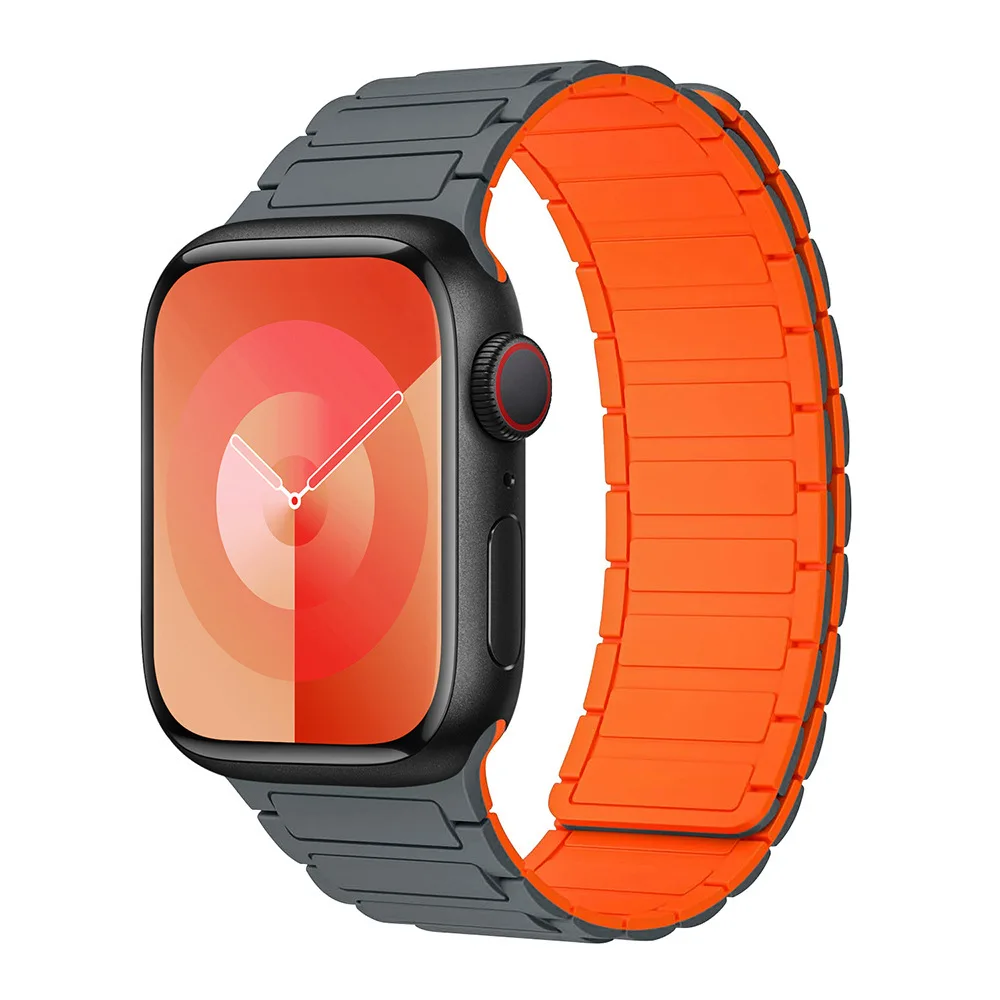 Silicone Magnetic Bracelet for Apple Watch - Universal Fit Strap