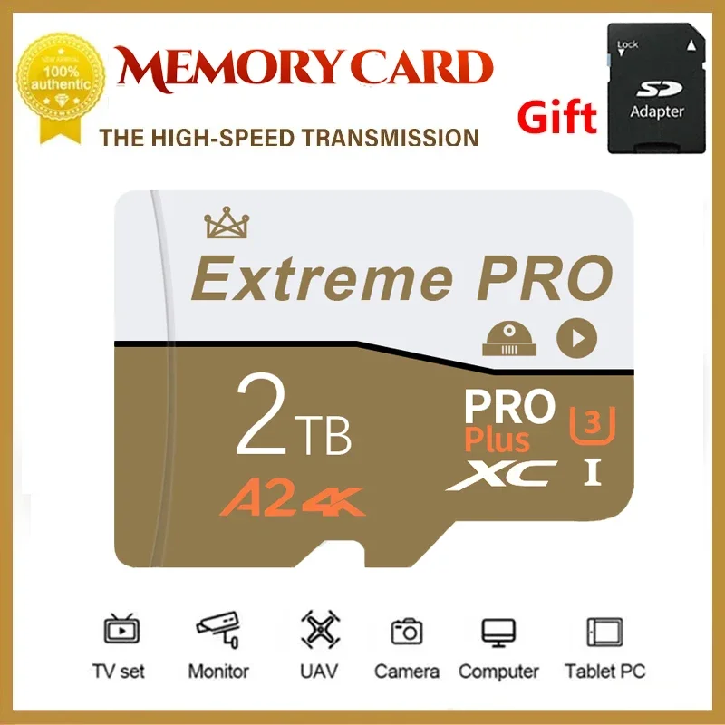 Scheda Sd Originale Ad Alta Velocità Micro Tf Mini Sd Card 128Gb Memory Flash Card 512Gb Per Telefono Computer Drone Memory Card