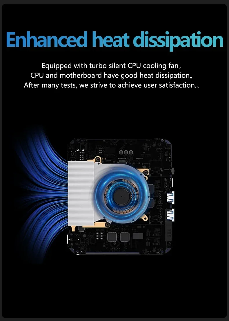 SZBOX MINI PC R5 7640HS / R9 6900HX / R7 6800H WINS 11 DDR5 M.2 2280 NVME SSD PCIE 4.0 USB 4.0 WIIF 6E BT5.3 Desk Gaming Mini Pc 5