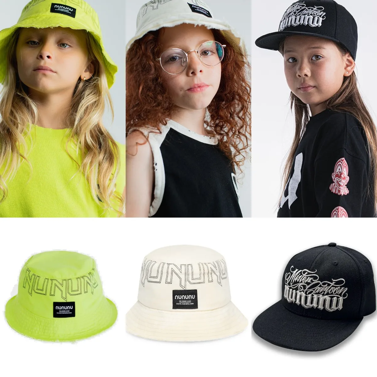 

2024 Hat For Kids Bucket Hat TERRY CLOTH BEACH HAT RAWK-NU-ROLL HAT