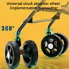 Baby Stroller Lightweight & Foldable Infant Stroller for Boy Girl with Large Sleep Shade Super Load-bearing Baby Pram for Sit 4