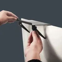 1PC Hot Selling Computer and TV Screen Storage Rack Wireless Router Set-top Box Rack No Perforated Storage Bracket Divine Tool 5