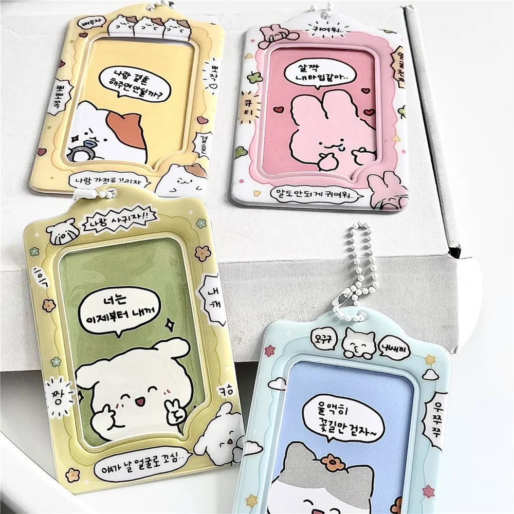 3-inch Card Sleeve Cartoon Pattern Pendant Card Protection card holder,credit card holder,card protector,idol card protector