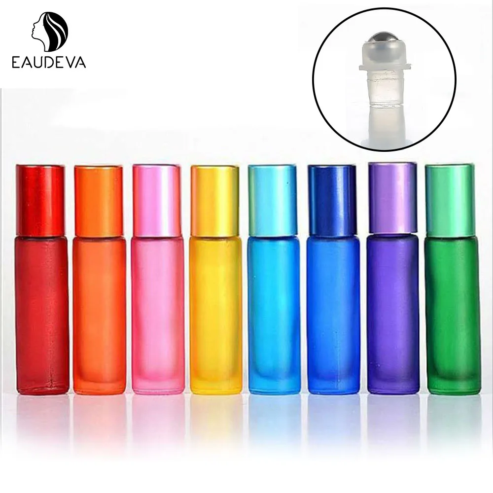 5/10ml Glass Bottle Essential Oil Empty Perfume Roller Bottles