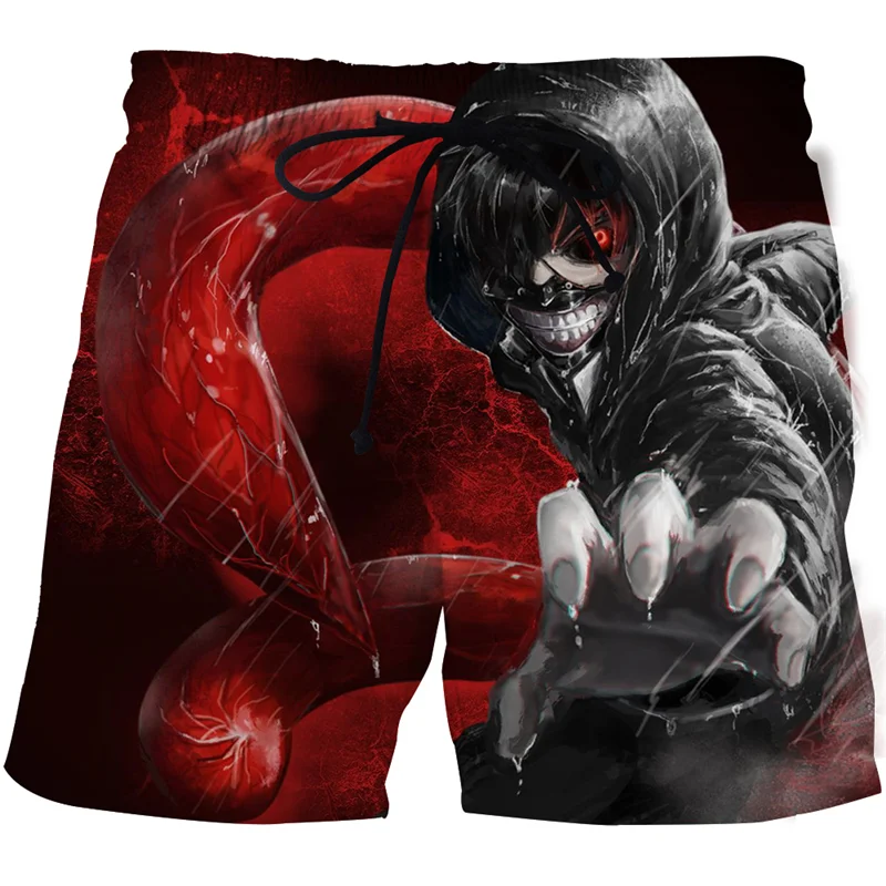 Tokyo Ghoul Beach Shorts Anime 3D Printed