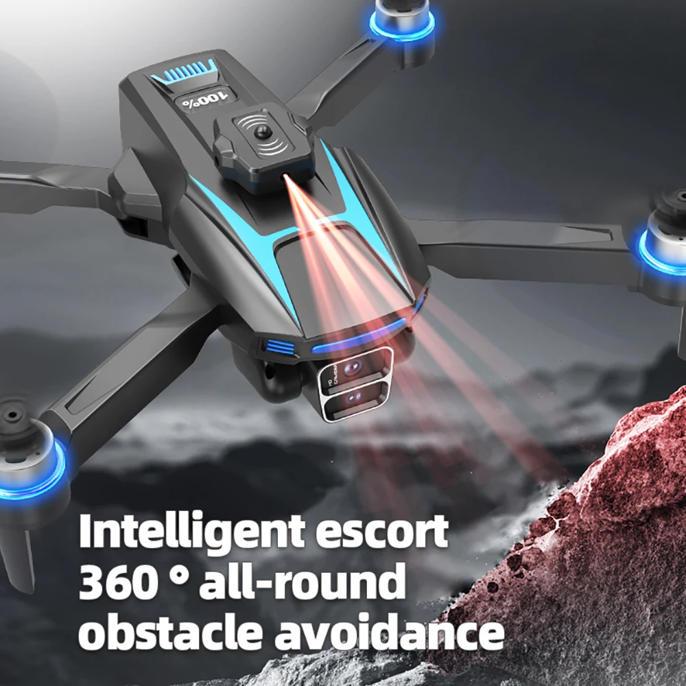 New LF666 Drone with Large Screen Professional Aerial Photography 8K Triple Camera Obstacle Avoidance Folding Brushless 5G Drone