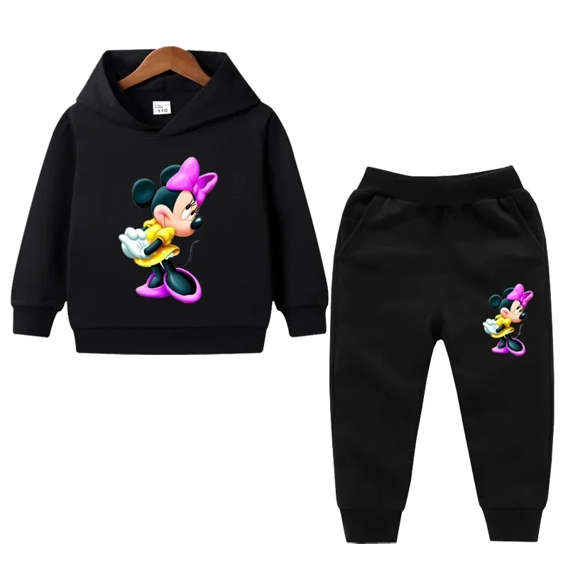 thumbnail image 1 of Ropa de primavera para niños, suéter con capucha de manga larga para niñas de Frozen Elsa, conjunto de 2 piezas de sudadera y pantalón para niños pequeños, 1 of 5