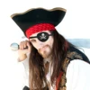 1pc Pirate Single Eye Mask Pirate Skull Crossbone Eye Cover Children Kids Eye Patch EVA Eye Mask For Lazy Eye (Black) 6