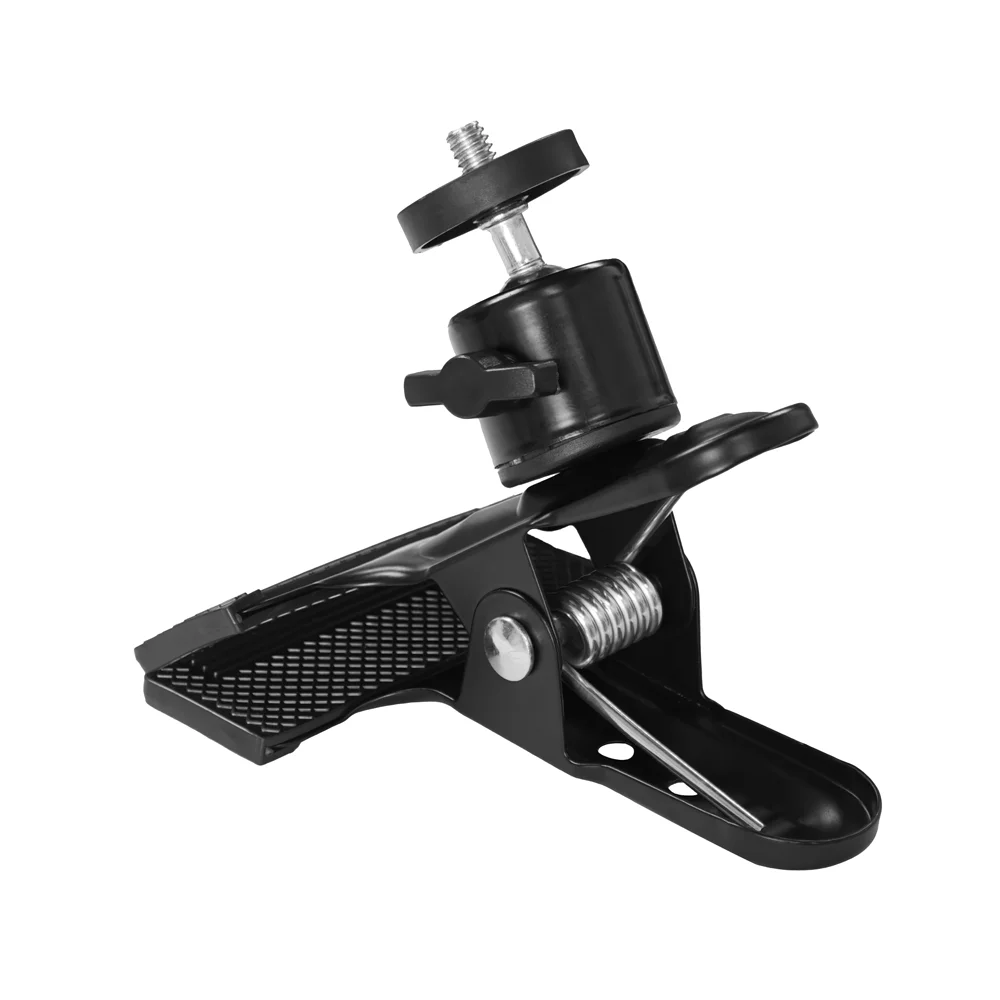 Metal Holder Clip Clamp Mount 1/4 Screw Adapter for GoPro Hero 13 12 11 10 9 8 insta360 SJCAM DJI OSMO Action Camera Accessories